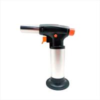 Maçarico Profissional Recarregável Prata/Laranja Zahav - 2