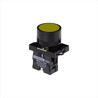 Botão de Impulso Tramontina TRP2-EA51 1NA Amarelo com Base de Plástico