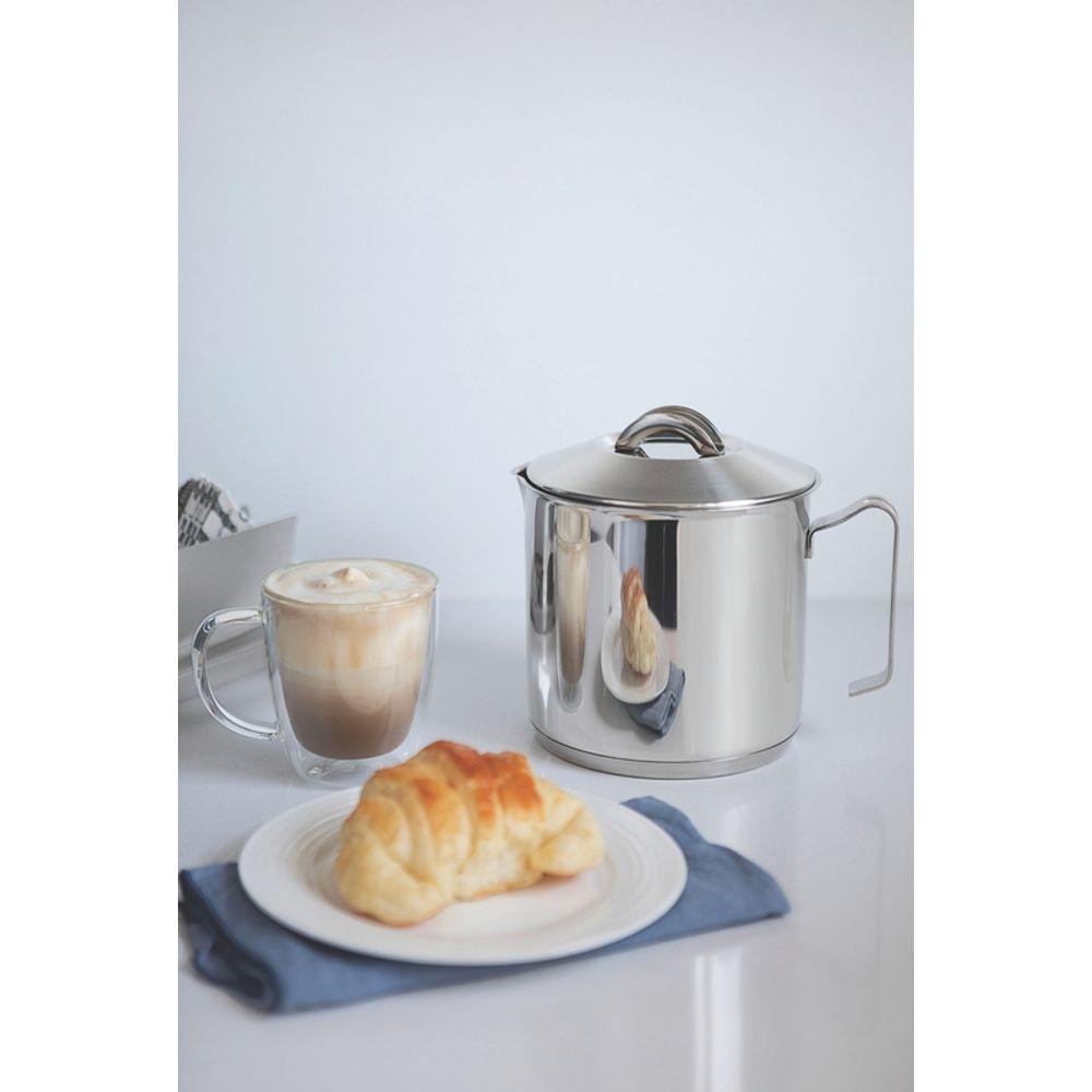 Fervedor Tramontina Solar Inox Fundo Triplo com Tampa 14cm 2L - 1