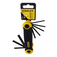 Jogo Chave Hexagonal 8 Peças C/Sup. Canivete Mm Stanley - 1
