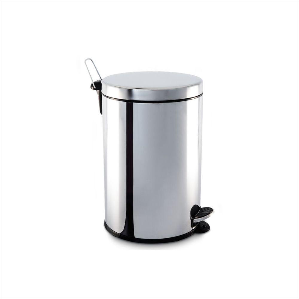 Lixeira Inox com Pedal e Balde 20 Litros - 1