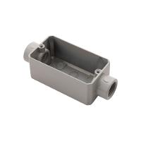 Condulete Fixo 1/2 Tipo C Tramontina com Rosca BSP com Pintura Eletrostática sem Tampa - 1