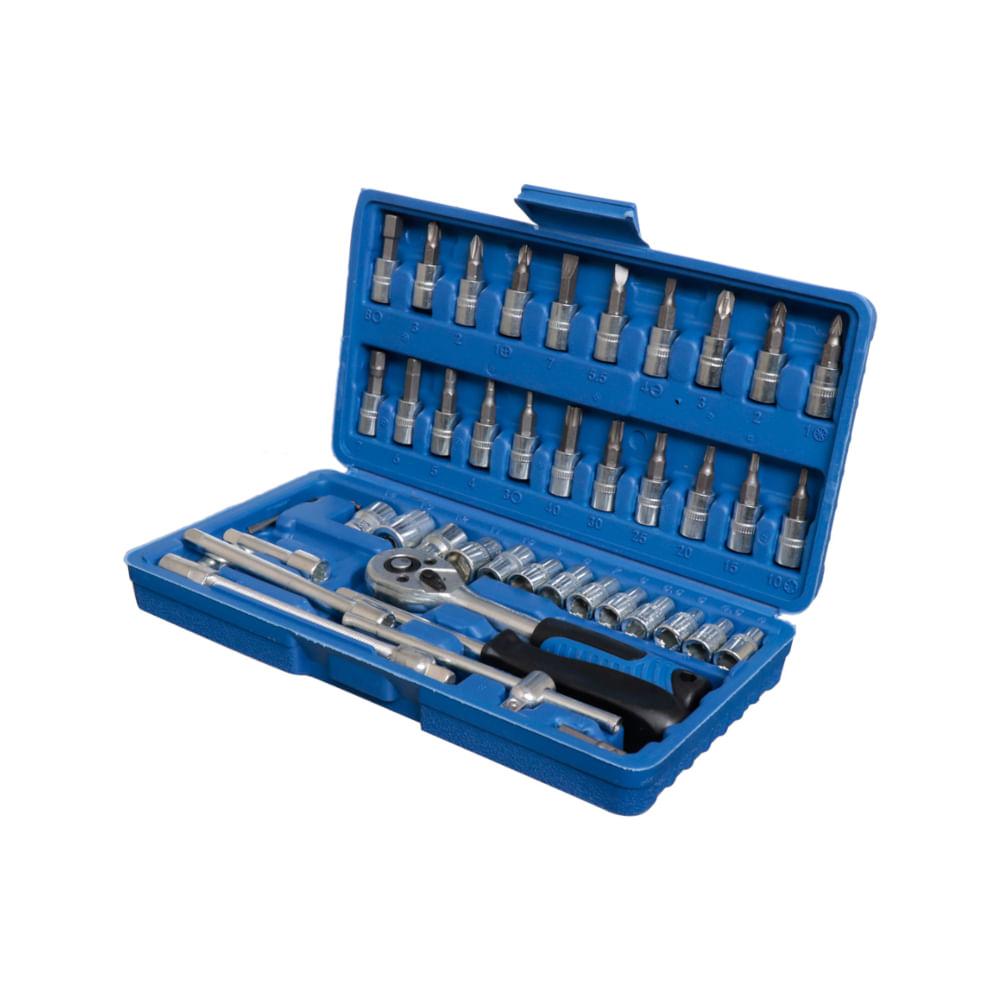 Kit de Soquetes Catraca com 46 Peças - Western - 1