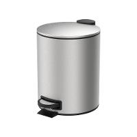 Lixeira com Pedal e Balde Spin 5 Litros Inox - Brinox - Praticidade e Estilo - 1