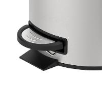 Lixeira com Pedal e Balde Spin 5 Litros Inox - Brinox - Praticidade e Estilo - 2