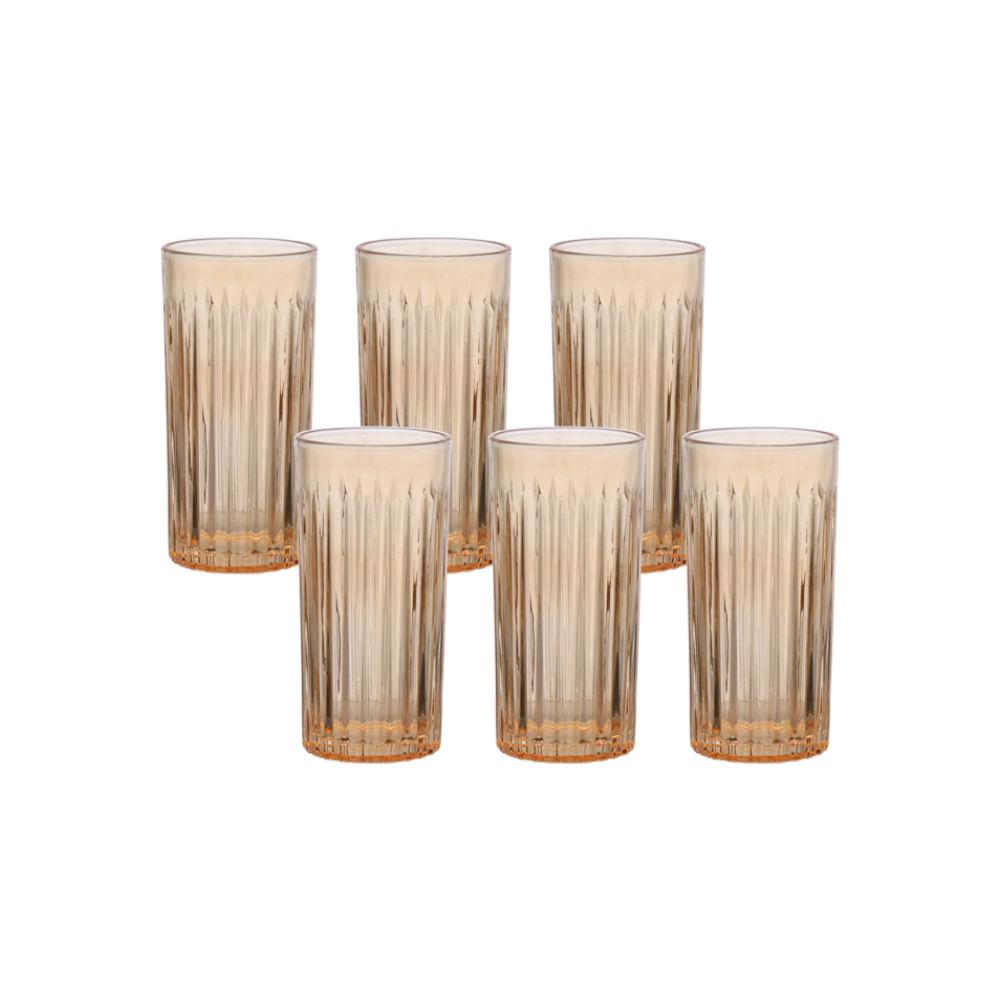 Copo de Vidro Egeo Abstrato 370ml - Conjunto com 6 Unidades - 1
