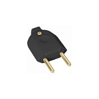 Plugue Macho 2P 10 A 250 V Tramontina Preto - 1