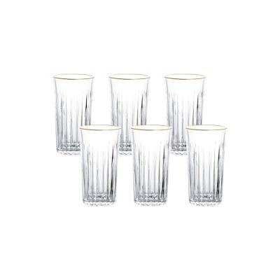 Copo de Vidro Egeo Transparente 370ml - Conjunto com 6 Unidades