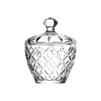 Potiche Decorativo Vaso De Luxo Transparente 11cm - Hauskraft