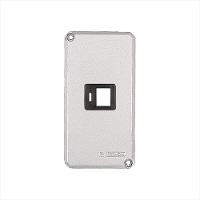 Tampa para Condulete 1 Tramontina com 1 Posto com Suporte para RJ e com Pintura Eletrostática a Pó - 1