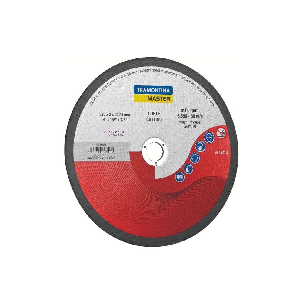 Disco de Corte 9 Tramontina Master para Aços e Metais - 1