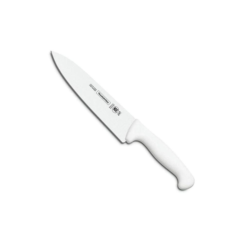 Faca Carne Inox 12 Profissional Branco Tradicional Tramontina - 1
