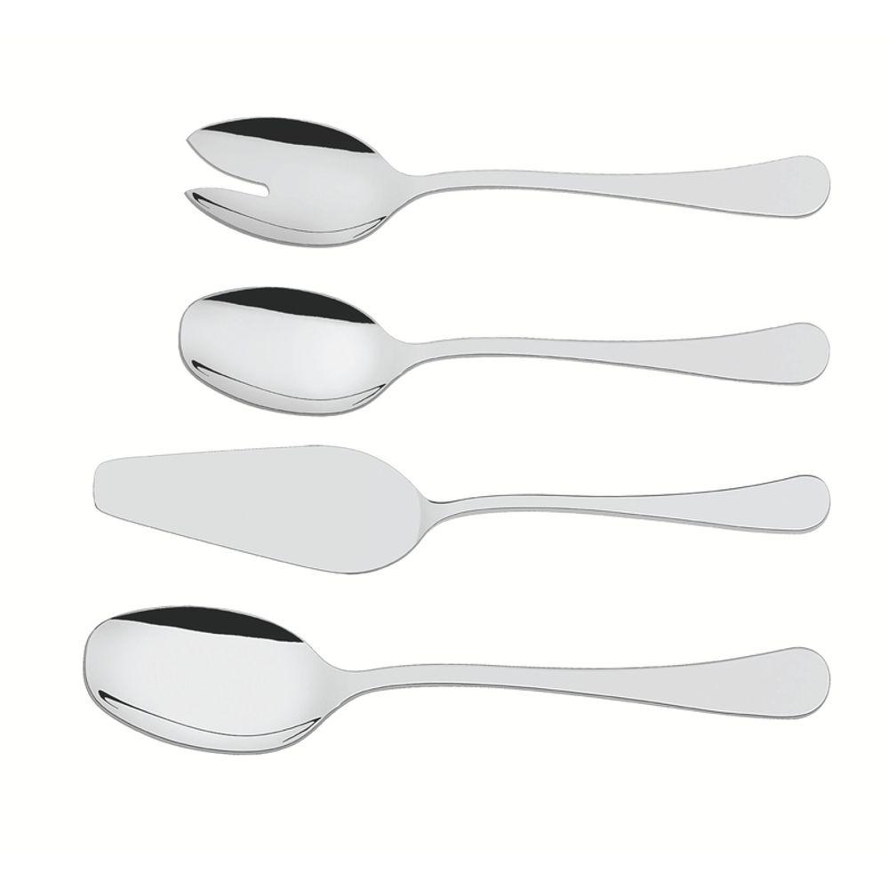 Jogo de Utensílios Tramontina Zurique Inox 4 Peças - 1
