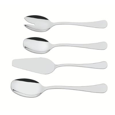 Jogo de Utensílios Tramontina Zurique Inox 4 Peças