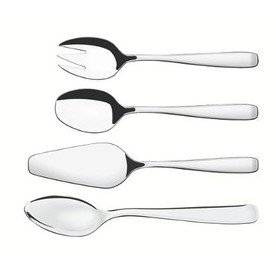 Jogo de Utensílios Tramontina Pacific Inox 4 Peças