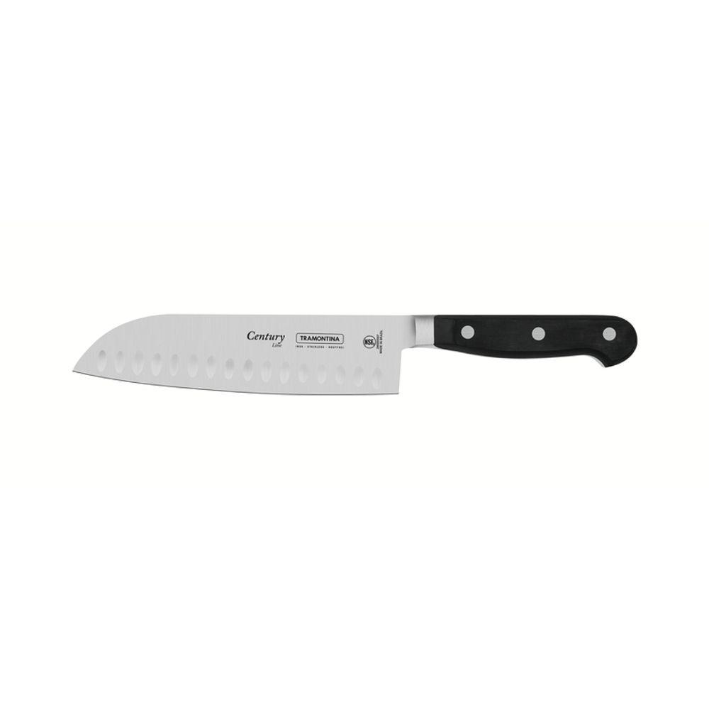 Faca Santoku Inox 7 Century Preto Tramontina - 1