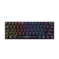 Mini Teclado Mecânico Gamer Ziggy Tc607 - Led Rainbow - Switch Outemu Red - Abnt Preto - 1