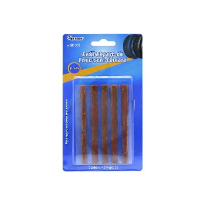 Refil Reparo Pneu S Camara 5 Peças Western