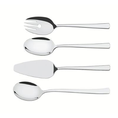 Jogo de Utensílios Tramontina Berlin Inox Alto Brilho 4 Peças