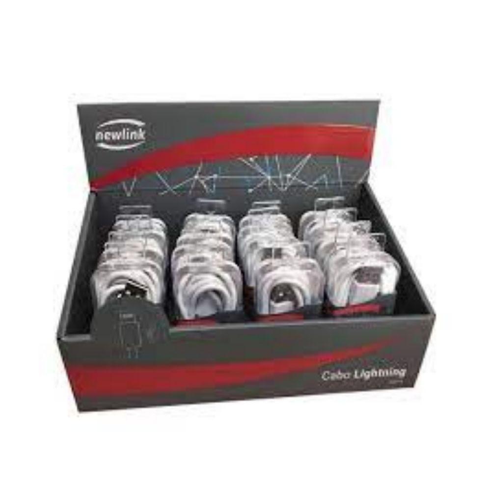 Display Com 16 Cabos Lightning 1M Newlink Cb105 Diversos - 2
