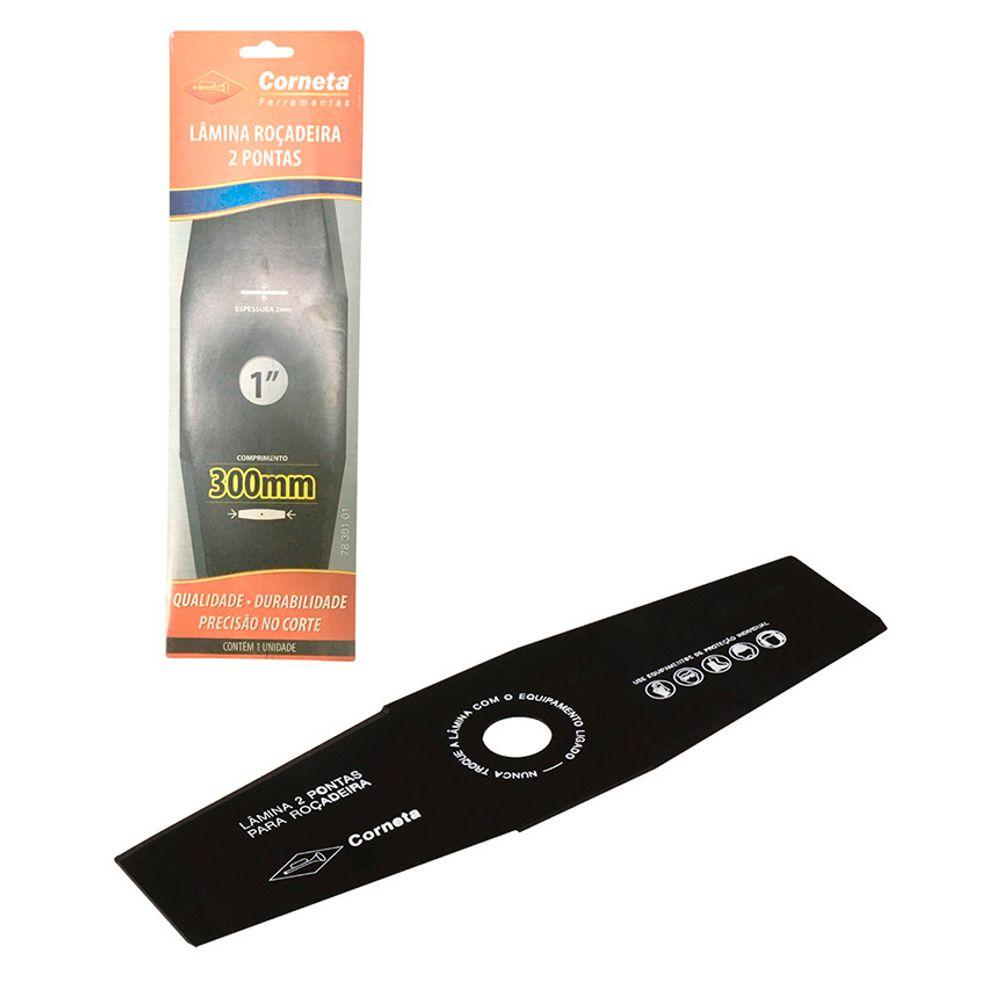 Lamina Rocadeira 2 Ponta 300X1 Corneta - 1