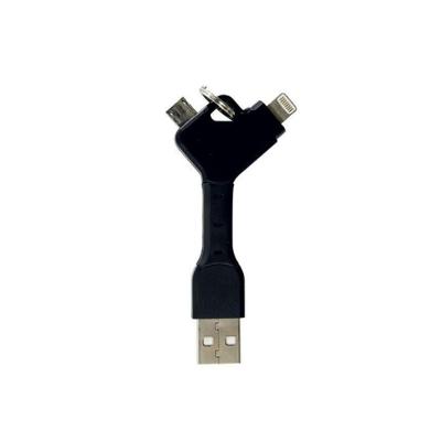 Cabo Chave Micro Usb E Lightning Newlink Cv400 Preto