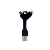Cabo Chave Micro Usb E Lightning Newlink Cv400 Preto - 1