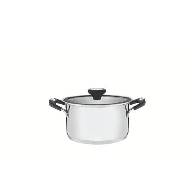 Caçarola Funda Tramontina Solar Inox com Fundo Triplo 16cm 1,8L