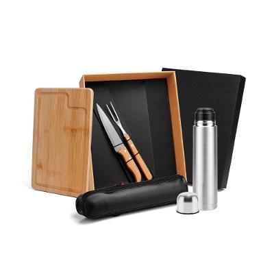 Kit Para Churrasco Com Garrafa Térmica - 5 Pçs Welf