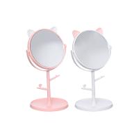 Espelho de Mesa Gatinho Redondo Sortido 15cm Western - 1