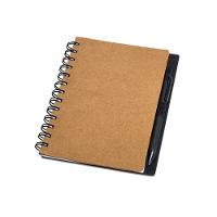Caderno Espiral Com Capa E Caneta Reciclados Welf - 1