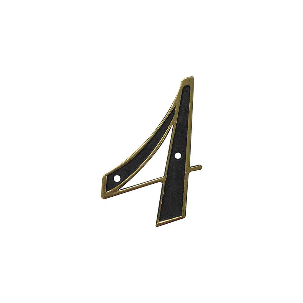 Cartela Numero 4 C/Parafuso BuChá Western - 1