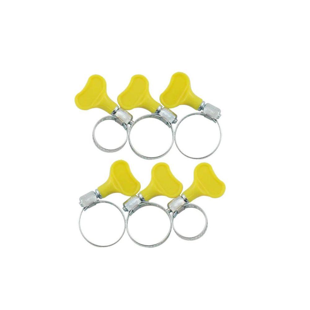 Jogo 6 Abraçadeira Alumínio Borboleta Western - 1