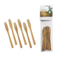 Conjunto Garfinhos Em Bambu Utility - 14 Cm 6 Pçs Welf - 1