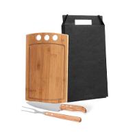 Conjunto Para Churrasco Em Bambu/Inox - 3 Pçs Welf - 1