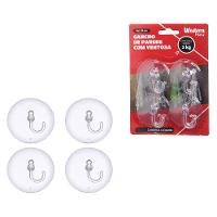 Gancho Com Ventosa 5Cm 4 Peças Western Home - 1