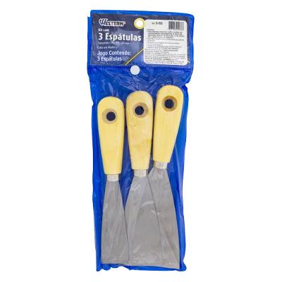 Espatula 3 Peças 3/5/8Cm Western