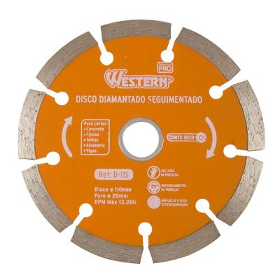 Disco Diamantado Segmentado Western