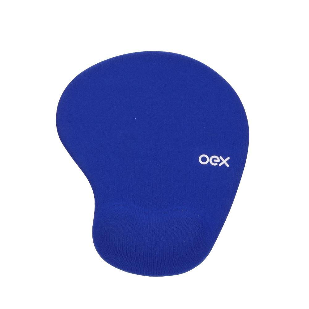 Mousepad Gel Oex Confort Mp200 - Azul - 1