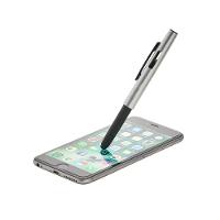 Caneta Esferográfica Em Abs Com Tampa E Ponta Touch - Prata Welf - 1