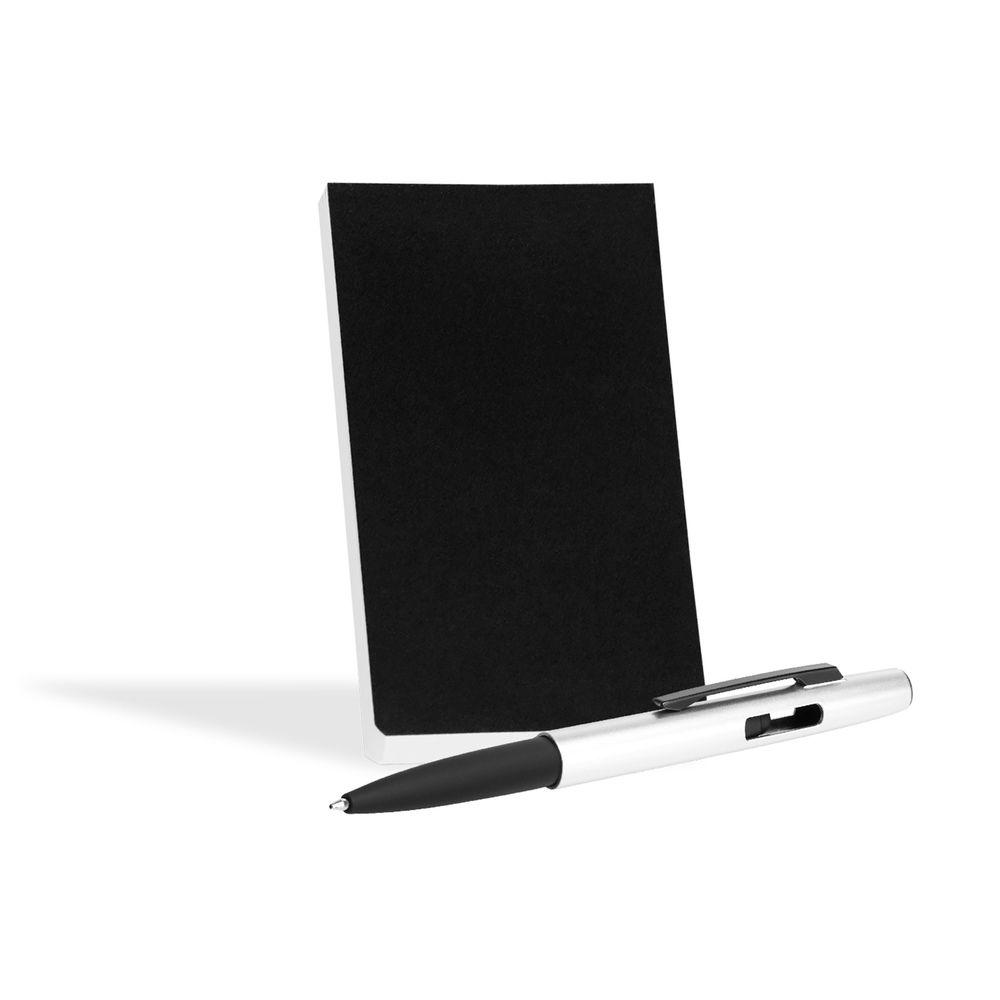 Bloco Para Anotações Com Caneta - Preto Welf - 1