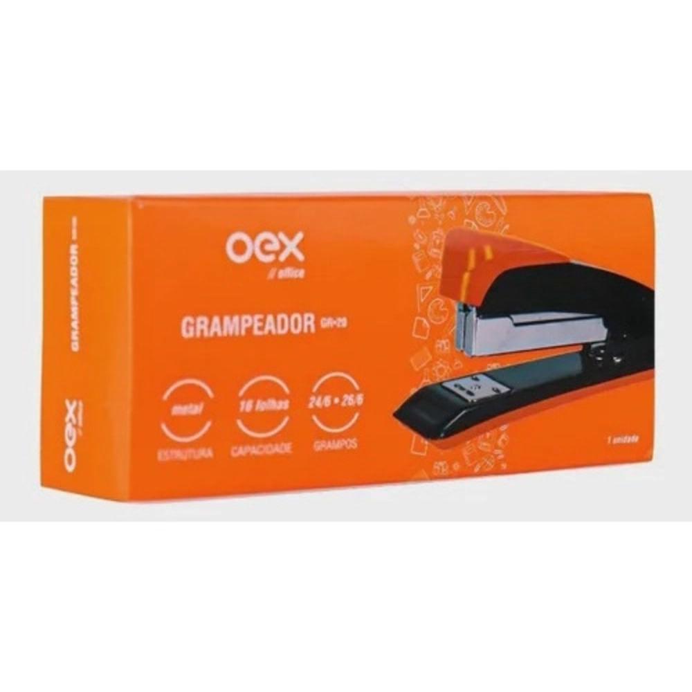 Grampeador Preto Com Laranja - 2