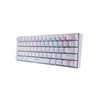 Mini Teclado Mecânico Gamer Ziggy Tc607 - Led Rainbow - Switch Outemu Red - Abnt Branco - 2