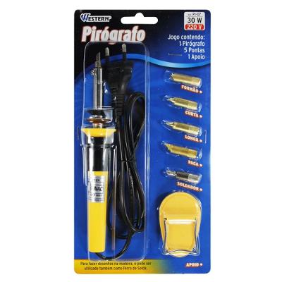 Pirografo Cabo Plast 30W 220V Western