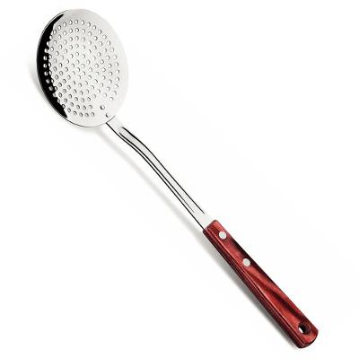 Espumadeira Inox Polywood Vermelho Tramontina