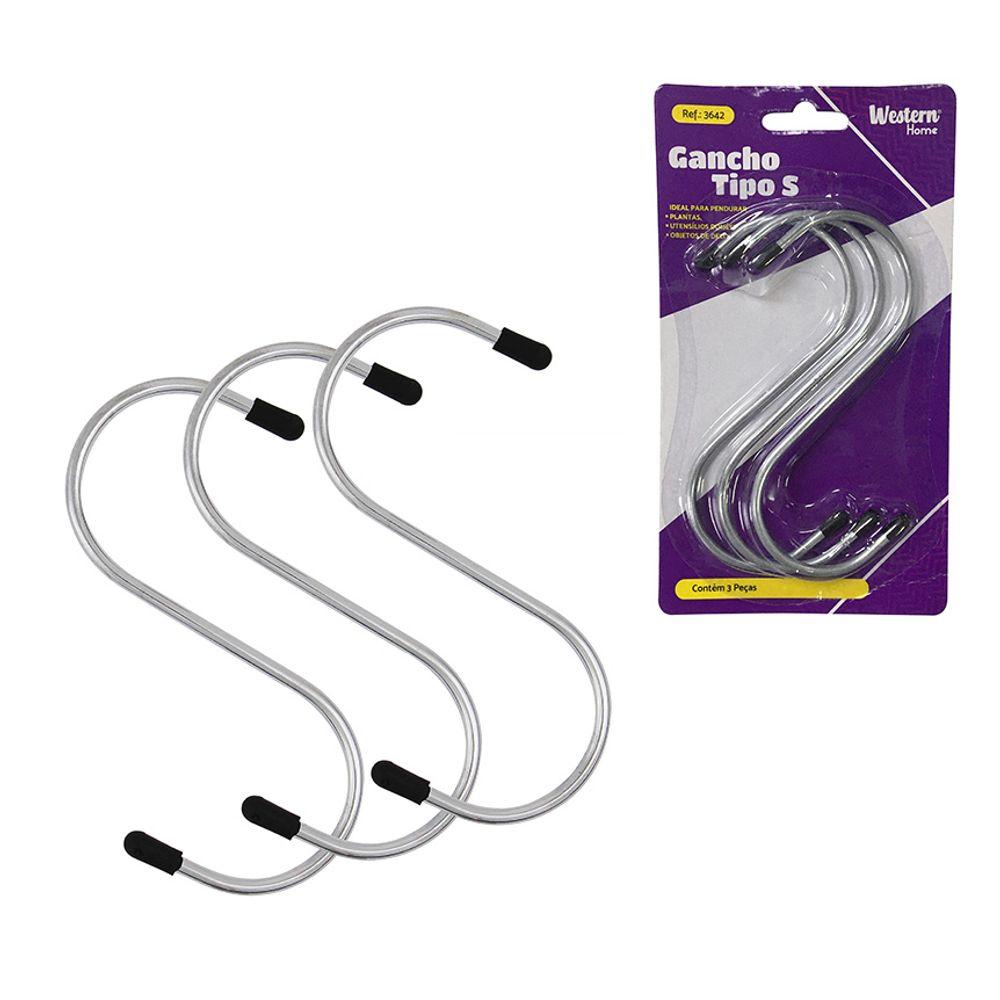 Gancho Medio Jogo 3 Peças Western Home - 1