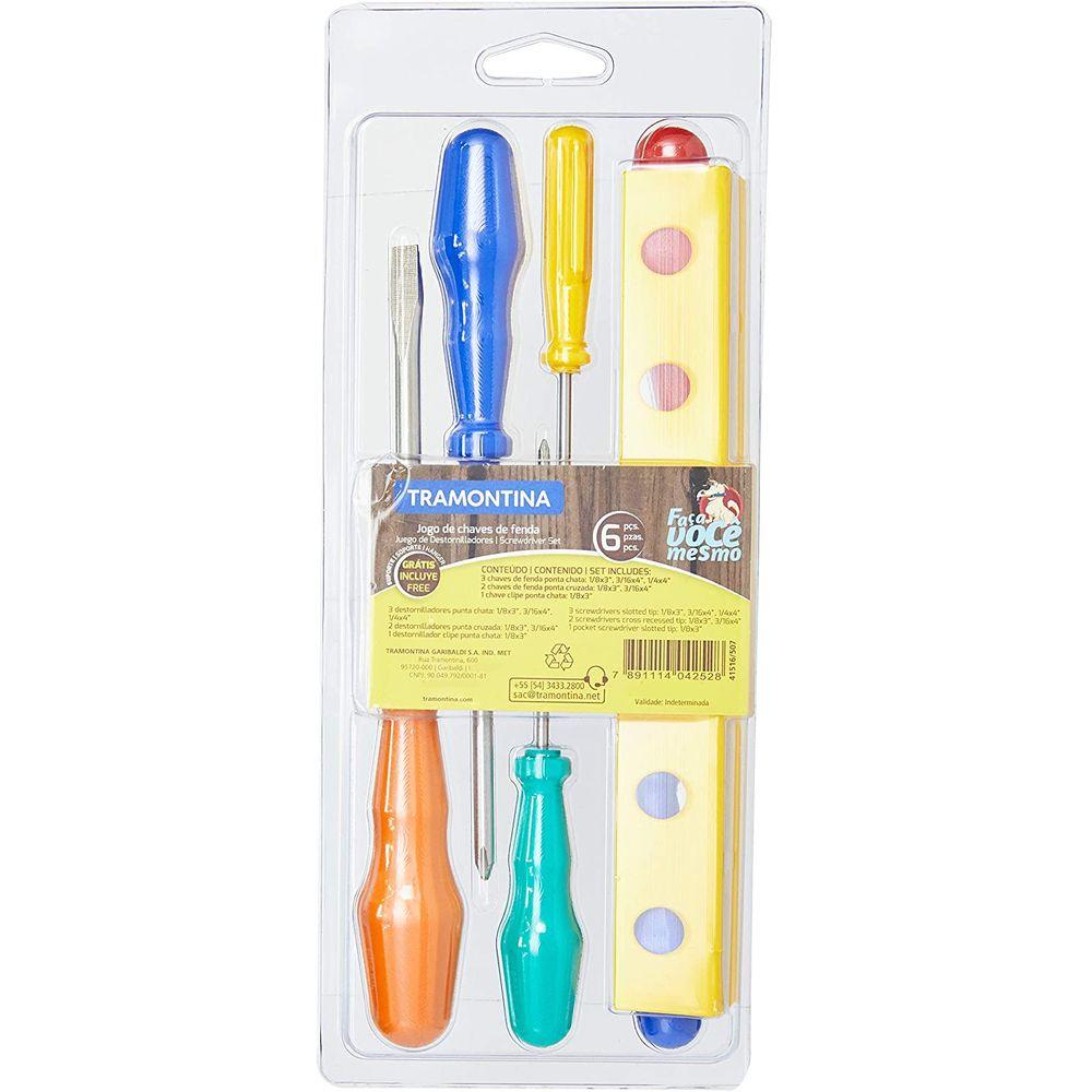 Jogo de Chaves de Fenda 6 peças Tramontina Basic - 1
