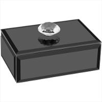 Porta Joias Espelhado MDF 3-6-10cm Preto - 1