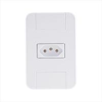 Conjunto 4x2 com 1 Tomada 2P+T 20 A 250 V Tramontina Tablet Branco - 1