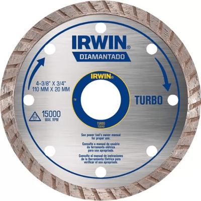 Disco Diamantado Turbo Irwin 110X20Mm Irwin